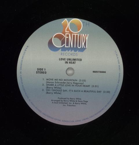 Love Unlimited Orchestra In Heat - 180 Gram Vinyl vinyl LP album (LP record) UK LUOLPIN872662