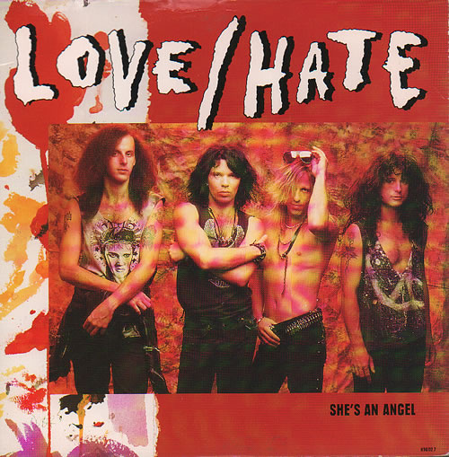Love/Hate She's An Angel 7" vinyl single (7 inch record / 45) UK L3207SH636524