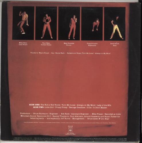 Loverboy Loverboy vinyl LP album (LP record) Australian LA-LPLO734360