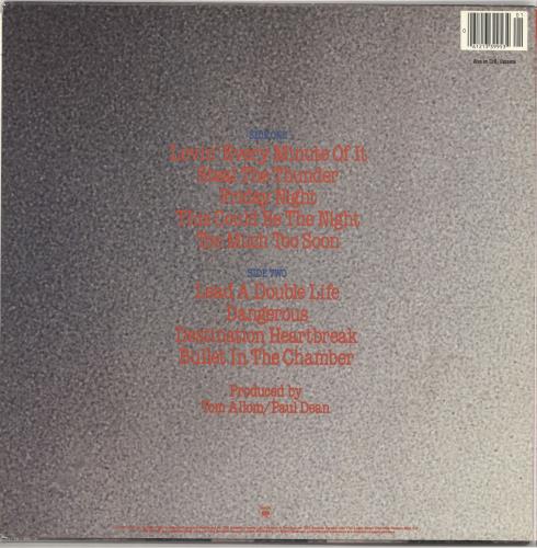 Loverboy Lovin' Every Minute Of It vinyl LP album (LP record) Canadian LA-LPLO722642