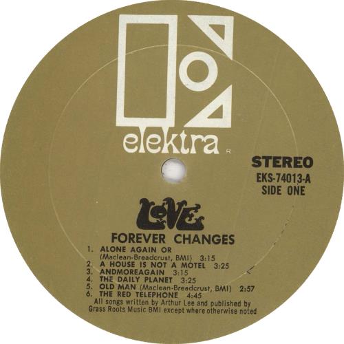 Love Forever Changes - 1st - Monarch vinyl LP album (LP record) US LOVLPFO728146