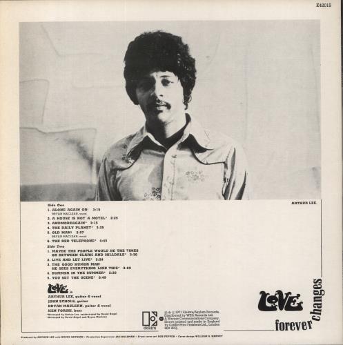 Love Forever Changes - Red label vinyl LP album (LP record) UK LOVLPFO848945