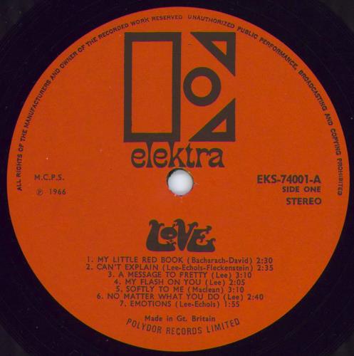 Love Love - 3rd vinyl LP album (LP record) UK LOVLPLO778324