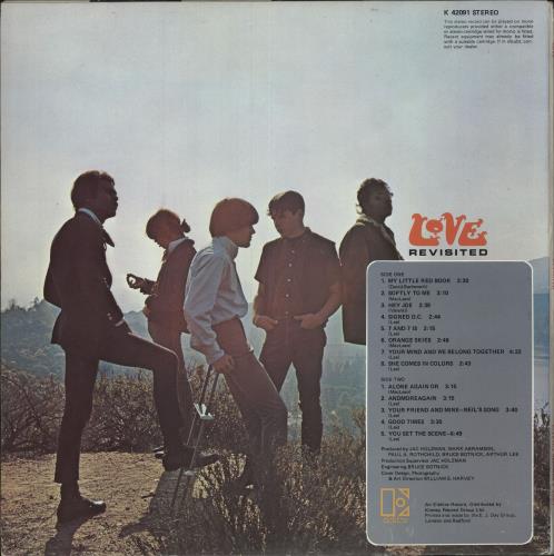 Love Revisited - butterfly label vinyl LP album (LP record) UK LOVLPRE745256