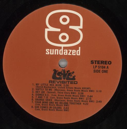 Love Revisited vinyl LP album (LP record) US LOVLPRE582914