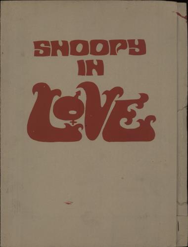 Love Snoopy In Love memorabilia UK LOVMMSN669375