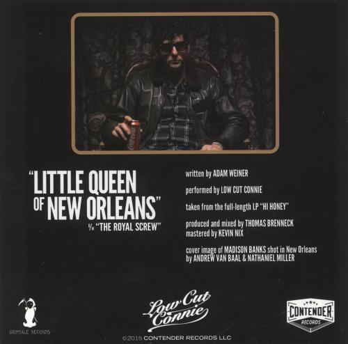 Low Cut Connie Little Queen of New Orleans - Groovy Smoovy Vinyl 7" vinyl single (7 inch record / 45) US 1P107LI742921