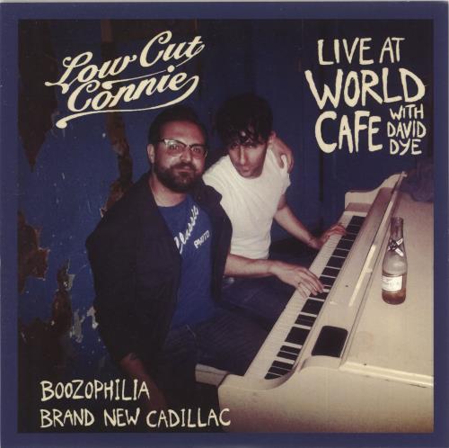 Low Cut Connie Live At World Cafe - Cream Vinyl 7" vinyl single (7 inch record / 45) US 1P107LI742418
