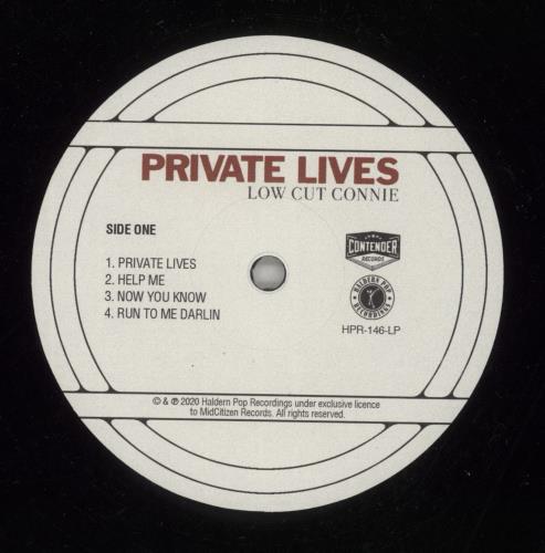 Low Cut Connie Private Lives 2-LP vinyl record set (Double LP Album) German 1P12LPR870614