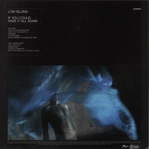 Low Island If You Could Have It All Again - Ocean Blue Vinyl - Autographed vinyl LP album (LP record) UK -P6LPIF877118