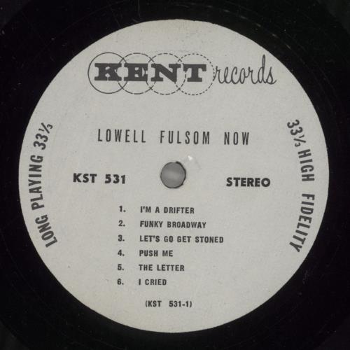 Lowell Fulson Now! vinyl LP album (LP record) US LWSLPNO888008