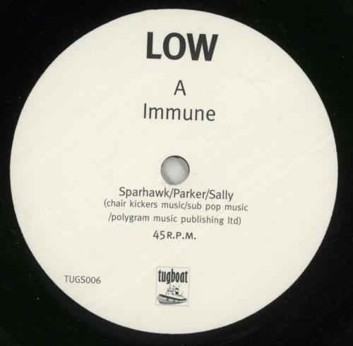 Low Immune 7" vinyl single (7 inch record / 45) UK LAJ07IM402189