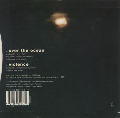 Low Over The Ocean 7" vinyl single (7 inch record / 45) UK LAJ07OV321256