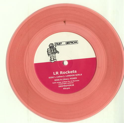 LR Rockets London Girls 7" vinyl single (7 inch record / 45) UK LVH07LO577411
