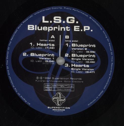 LSG Blueprint E.P. 12" vinyl single (12 inch record / Maxi-single) German L-G12BL859019