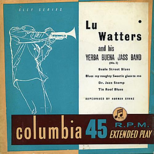 Lu Watters Lu Watters & His Yerba Buena Jass Band #2 EP 7" vinyl single (7 inch record / 45) UK LAP07LU292235