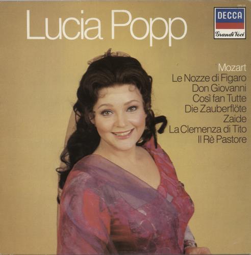 Lucia Popp Mozart vinyl LP album (LP record) Dutch Q-4LPMO892576