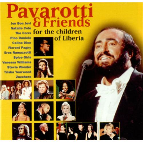 Luciano Pavarotti For The Children Of Liberia CD album (CDLP) German PAVCDFO131925