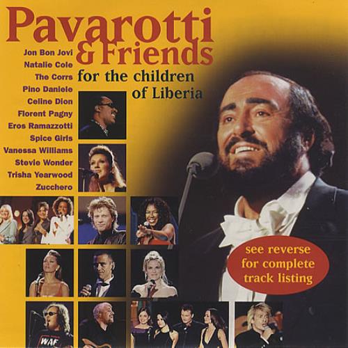 Luciano Pavarotti For The Children Of Liberia CD album (CDLP) US PAVCDFO391204