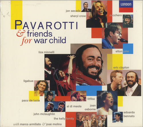 Luciano Pavarotti For War Child CD album (CDLP) US PAVCDFO476843