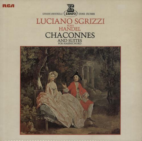 Luciano Sgrizzi Handel: Chaconnes And Suites For Harpsichord vinyl LP album (LP record) UK L9GLPHA643094