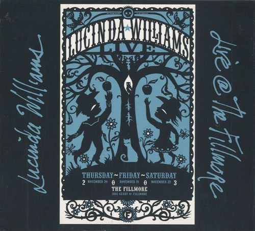 Lucinda Williams Live At The Fillmore 2 CD album set (Double CD) US LWI2CLI477120