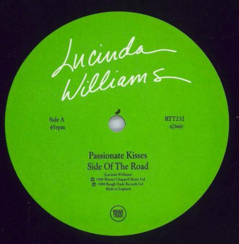 Lucinda Williams Passionate Kisses 12" vinyl single (12 inch record / Maxi-single) UK LWI12PA820022