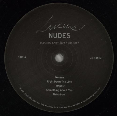 Lucius Nudes - 180g Vinyl vinyl LP album (LP record) US 5YLLPNU871108