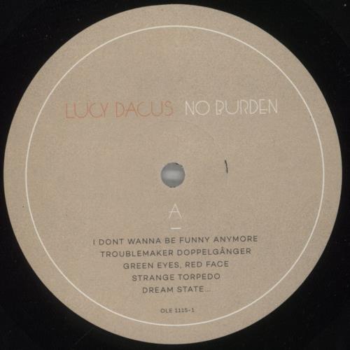 Lucy Dacus No Burden vinyl LP album (LP record) US 53MLPNO815139