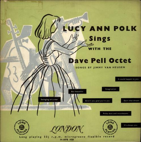 Lucy Ann Polk Sings With The Dave Pell Octet Songs By Jimmy Van Heusen 10" vinyl single (10" record) UK L0D10SI700706