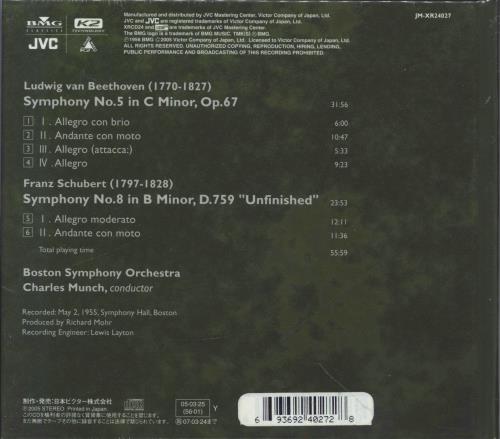Ludwig Van Beethoven 5th Symphony / "Unfinished" Symphony - Sealed CD album (CDLP) Japanese LVBCDTH772524