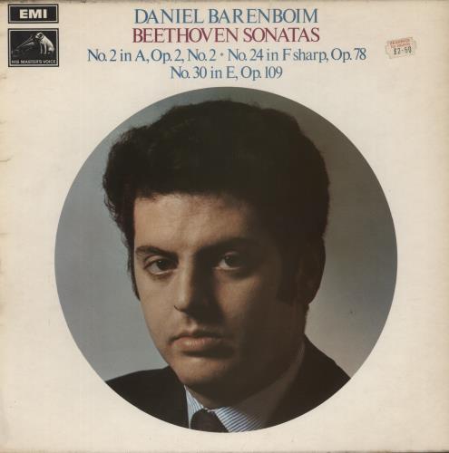 Ludwig Van Beethoven Beethoven Sonatas: No. 2 In A, Op. 2, No. 2; No. 24 In F Sharp, Op. 78; No. 30 In E, Op. 109 vinyl LP album (LP record) UK LVBLPBE880493