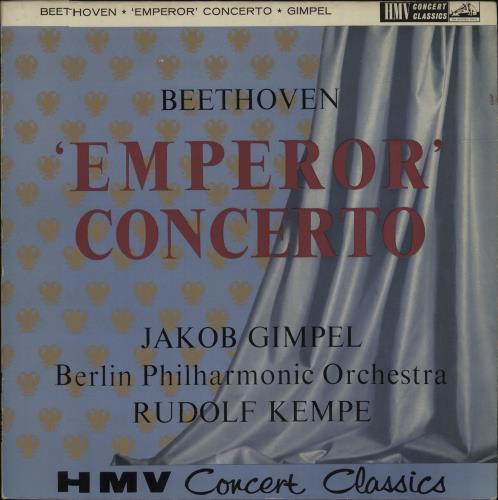 Ludwig Van Beethoven Beethoven: Emperor Concerto vinyl LP album (LP record) UK LVBLPBE680314