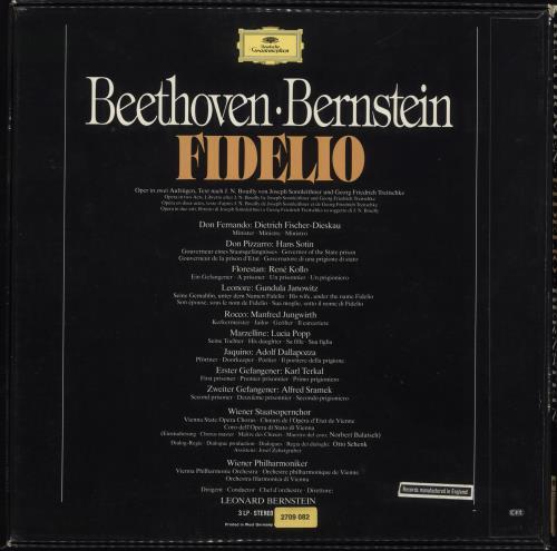 Ludwig Van Beethoven Beethoven: Fidelio Vinyl Box Set UK LVBVXBE743195