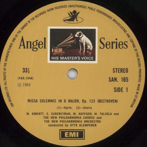 Ludwig Van Beethoven Beethoven: Missa Solemnis Vinyl Box Set UK LVBVXBE853348