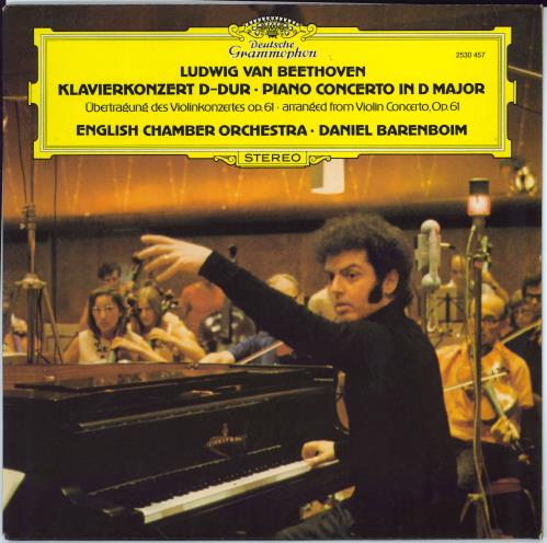 Ludwig Van Beethoven Beethoven: Piano Concerto In D Major - Arranged From The Violin Concerto Op. 61 vinyl LP album (LP record) German LVBLPBE773091