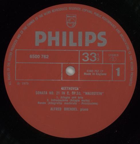 Ludwig Van Beethoven Beethoven: Sonata, Op. 53 "Waldstein" And "Andante Favori", Sonata, Op. 110 vinyl LP album (LP record) Dutch LVBLPBE878233