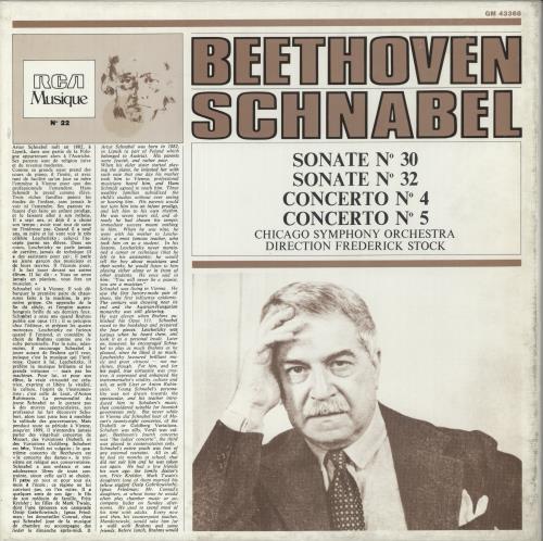 Ludwig Van Beethoven Beethoven: Sonate No 30, Sonate No 32, Concerto No 4, Concerto No 5 Vinyl Box Set French LVBVXBE863767