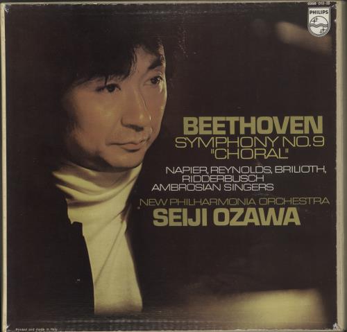 Ludwig Van Beethoven Beethoven: Symphony No. 9 "Choral" Vinyl Box Set Italian LVBVXBE853247