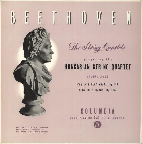 Ludwig Van Beethoven Beethoven: The String Quartets Volume Seven vinyl LP album (LP record) UK LVBLPBE742011
