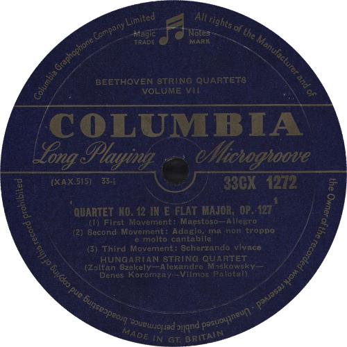 Ludwig Van Beethoven Beethoven: The String Quartets Volume Seven vinyl LP album (LP record) UK LVBLPBE742011