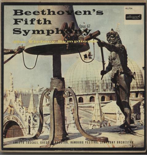 Ludwig Van Beethoven Beethoven's Fifth Symphony Opus 67 (The Victory Symphony) vinyl LP album (LP record) UK LVBLPBE665147