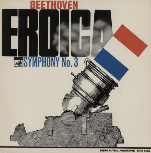 Ludwig Van Beethoven Eroica Symphony vinyl LP album (LP record) UK LVBLPER759141