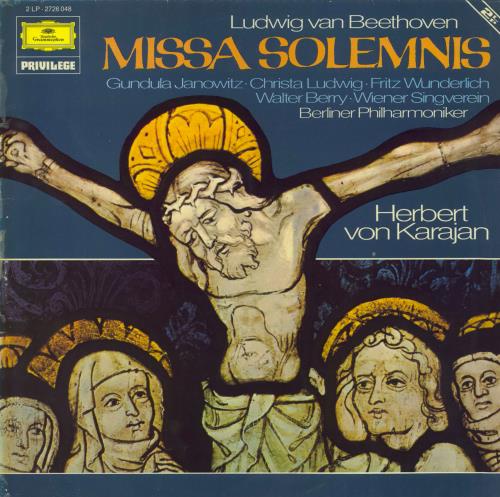 Ludwig Van Beethoven Missa Solemns 2-LP vinyl record set (Double LP Album) UK LVB2LMI805054
