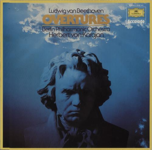 Ludwig Van Beethoven Overtures vinyl LP album (LP record) UK LVBLPOV674056