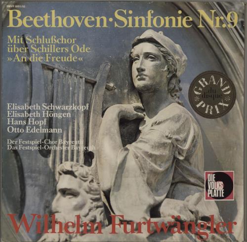 Ludwig Van Beethoven Sinfonie Nr. 9 Mit Schlusschor Uber Schillers Ode "An Die Freude" Vinyl Box Set German LVBVXSI750687