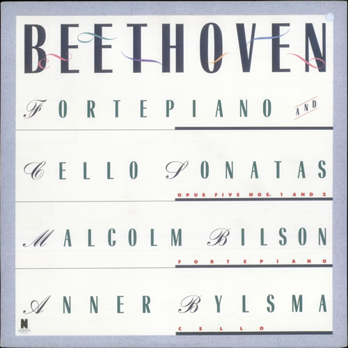 Ludwig Van Beethoven Sonatas For Fortepiano And Cello, Op. 5, Nos. 1 & 2 vinyl LP album (LP record) US LVBLPSO519820