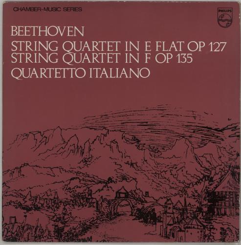 Ludwig Van Beethoven String Quartet in E flat / String Quartet in F vinyl LP album (LP record) Dutch LVBLPST759193