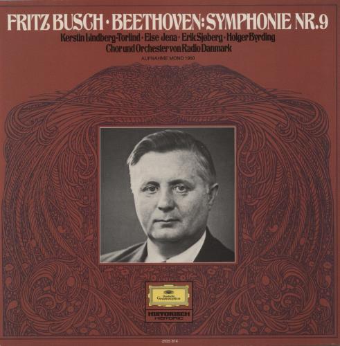 Ludwig Van Beethoven Symphonie No.9 In D Minor Op. 125 - White Label Test Pressing vinyl LP album (LP record) German LVBLPSY874826