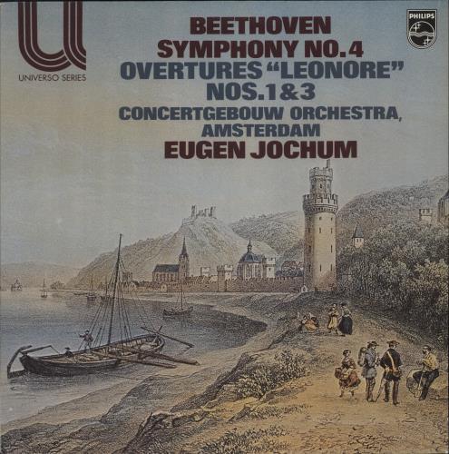 Ludwig Van Beethoven Symphony No. 4 / Overture "Leonore" Nos. 1 & 3 vinyl LP album (LP record) Dutch LVBLPSY874833